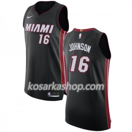 Dres Miami Heat James Johnson 16 Nike 2017-18 Crna Swingman